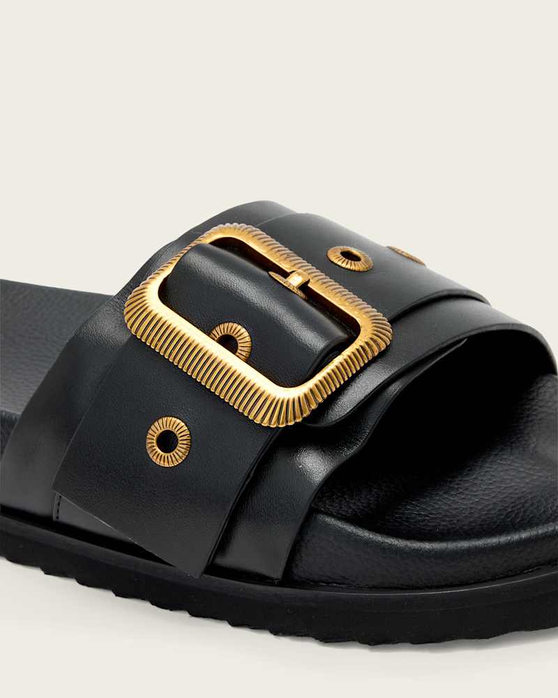 Ellie Western Leather Sandals