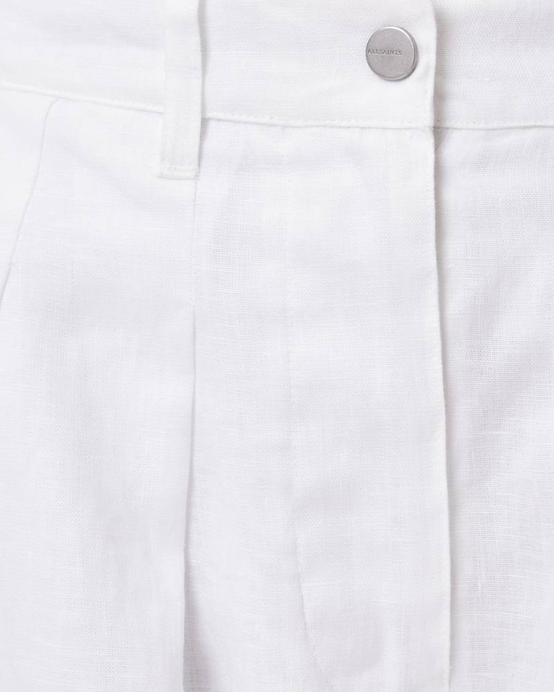Becca Linen Barrel Leg Trousers