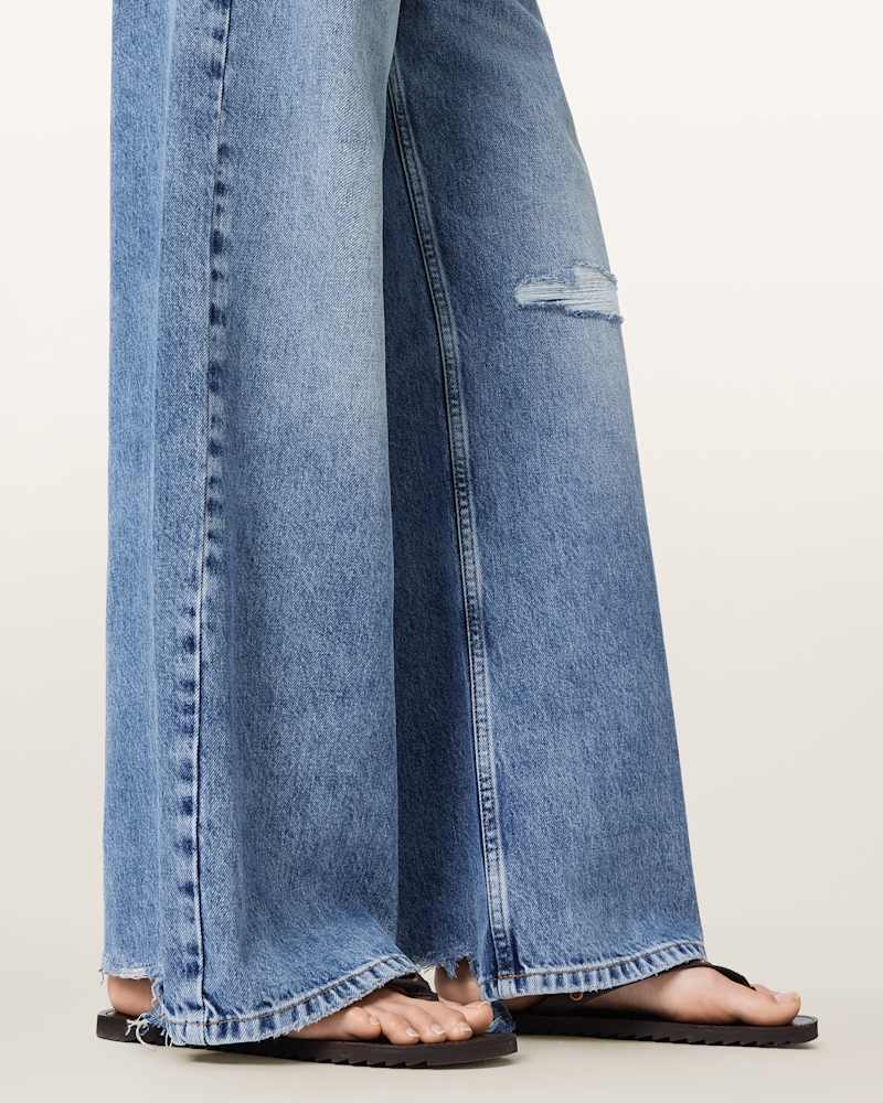 Tia Wide Leg Denim Jeans