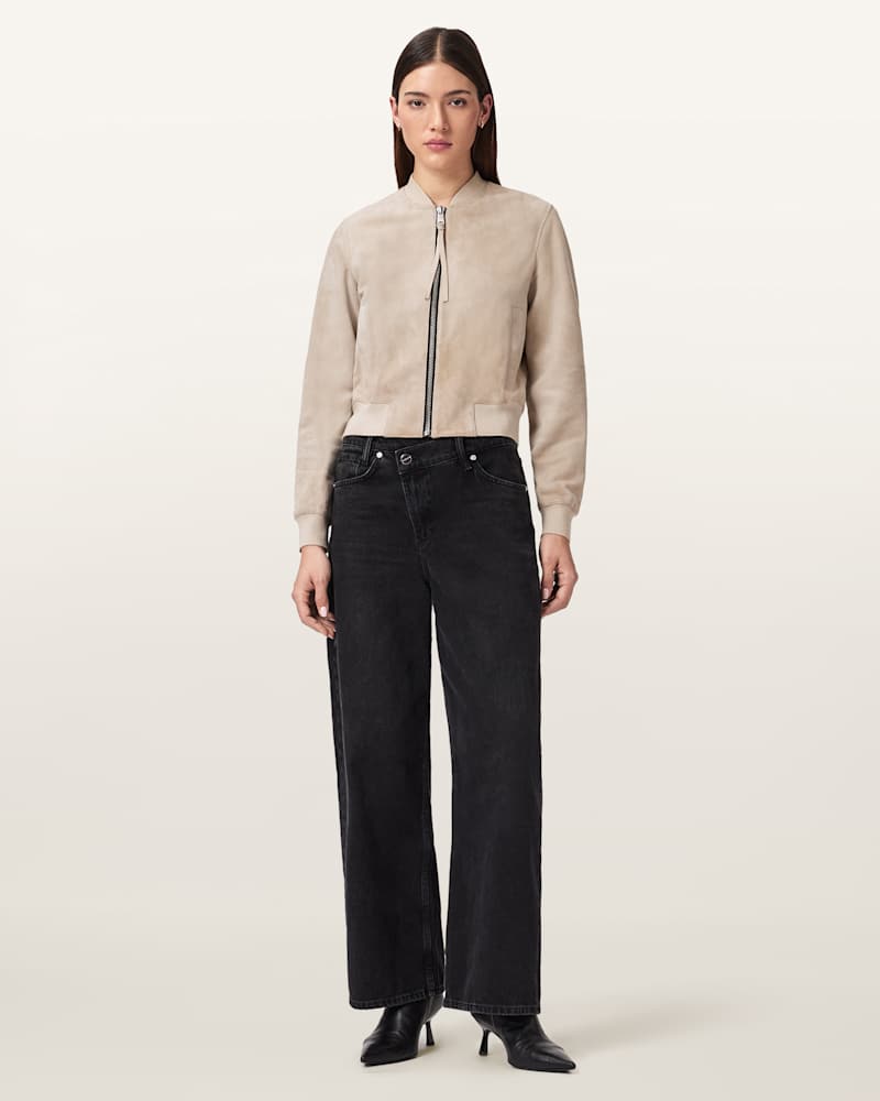 Orten Suede Bomber Jacket