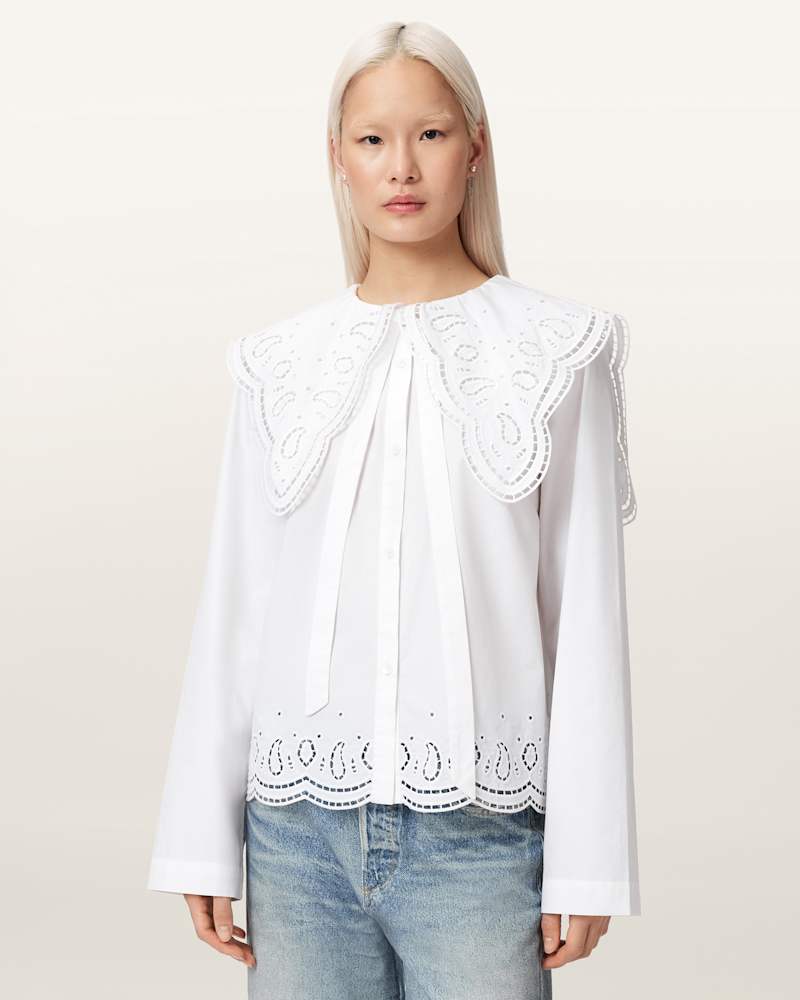 Marie Broiderie Regular Fit Shirt