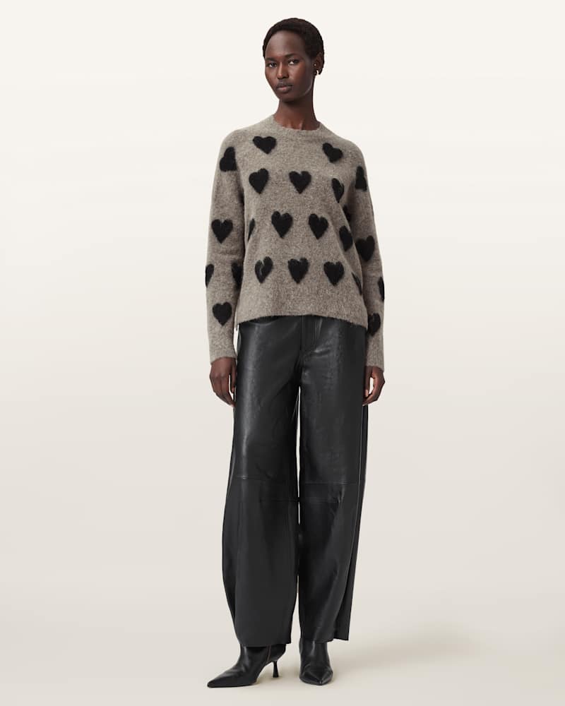 Amora Jacquard Brushed Jumper