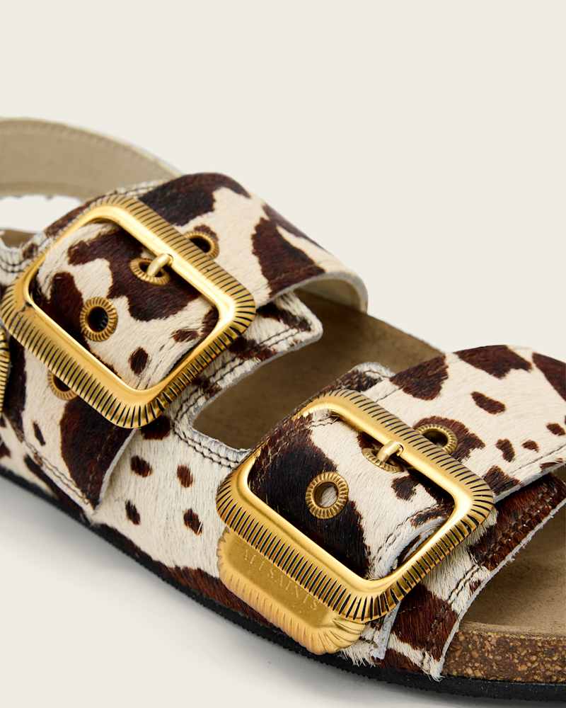 Staffa Cowhide Buckle Sandals