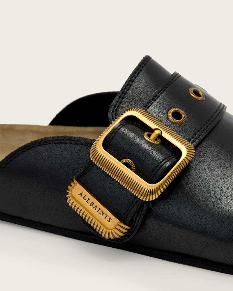 Staffa Adjustable Leather Mules