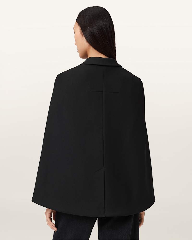 Luna Double Breasted Cape Blazer