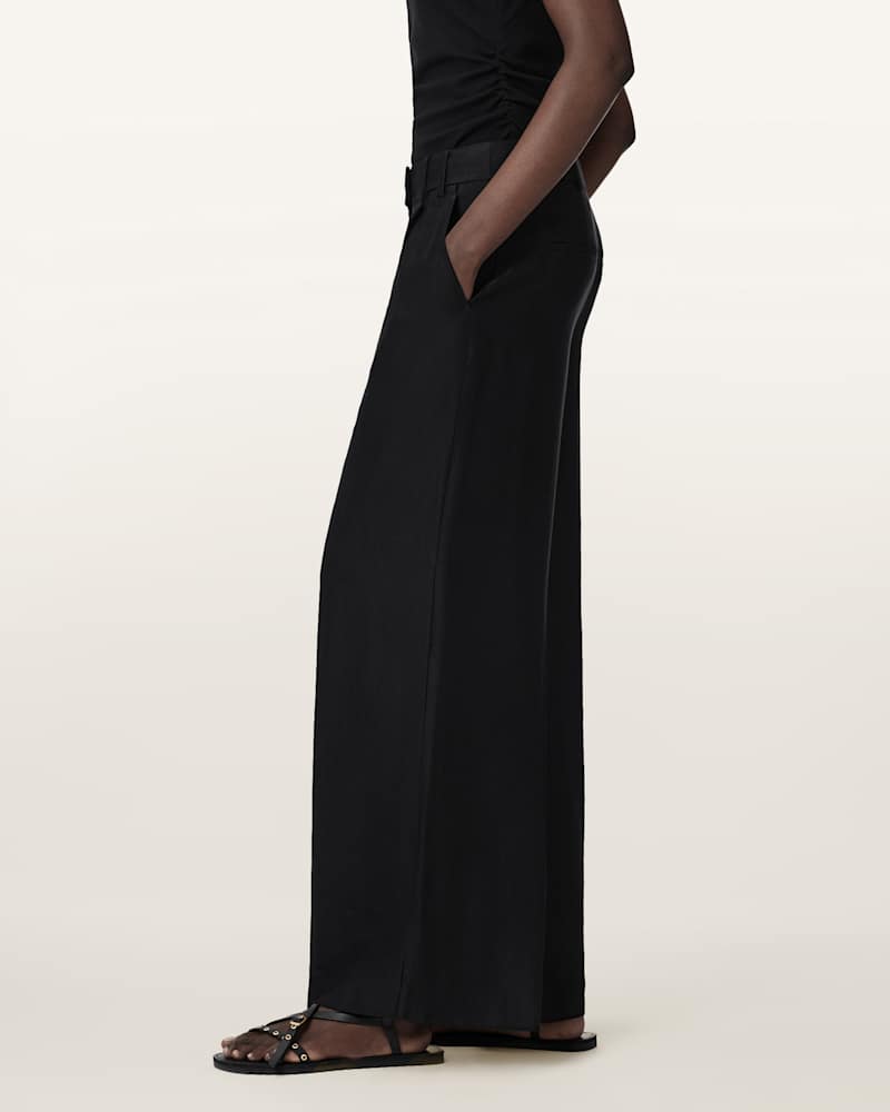 Charley Relaxed Fit Linen Blend Trousers