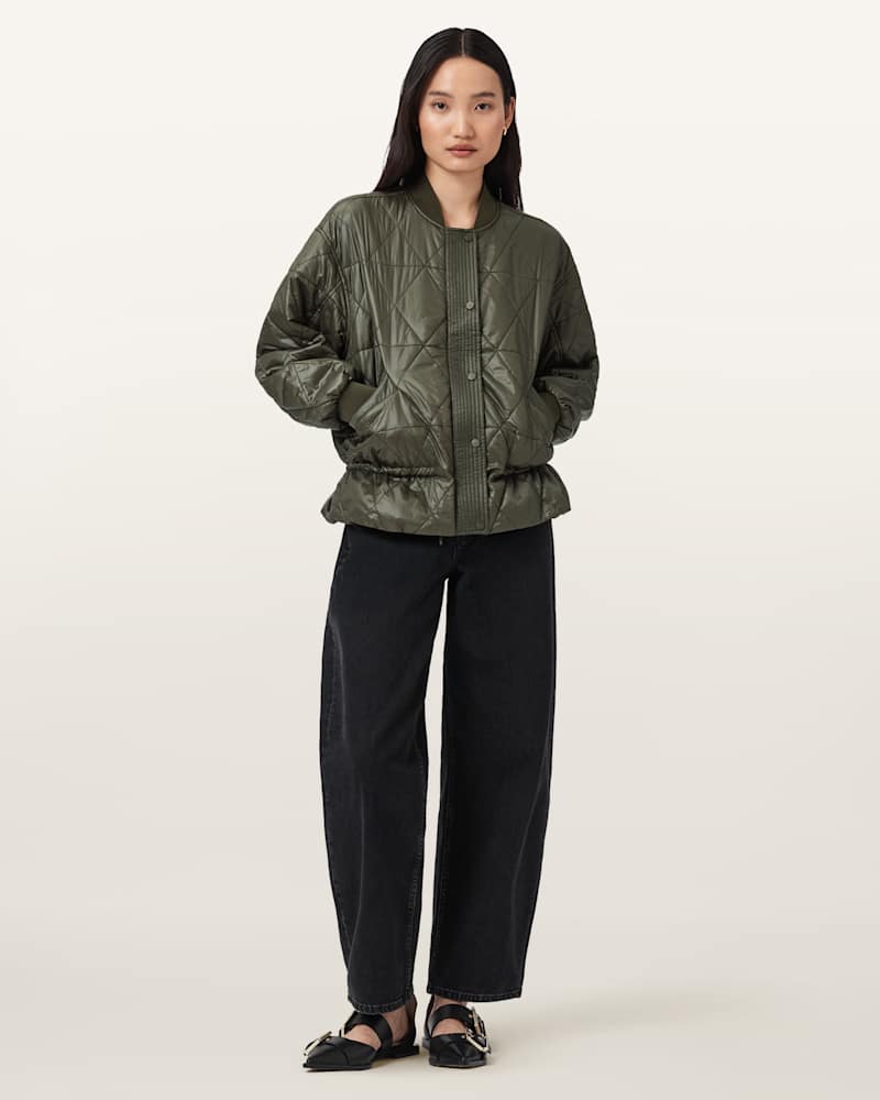 Alli Quilted Bomber Jacket