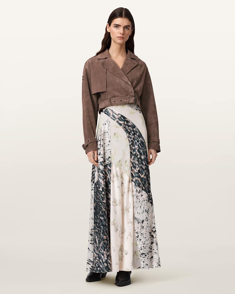 Ophelia Cropped Suede Jacket