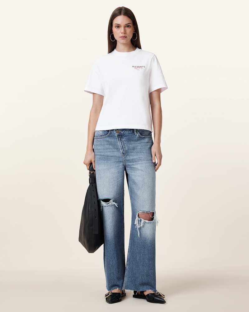 Amore Lisa Boxy Crew Neck T-Shirt