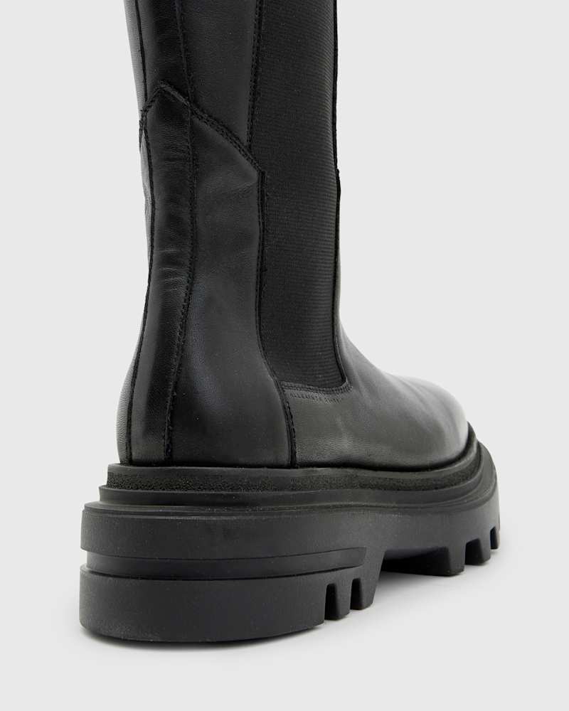 Monica Knee High Leather Boots