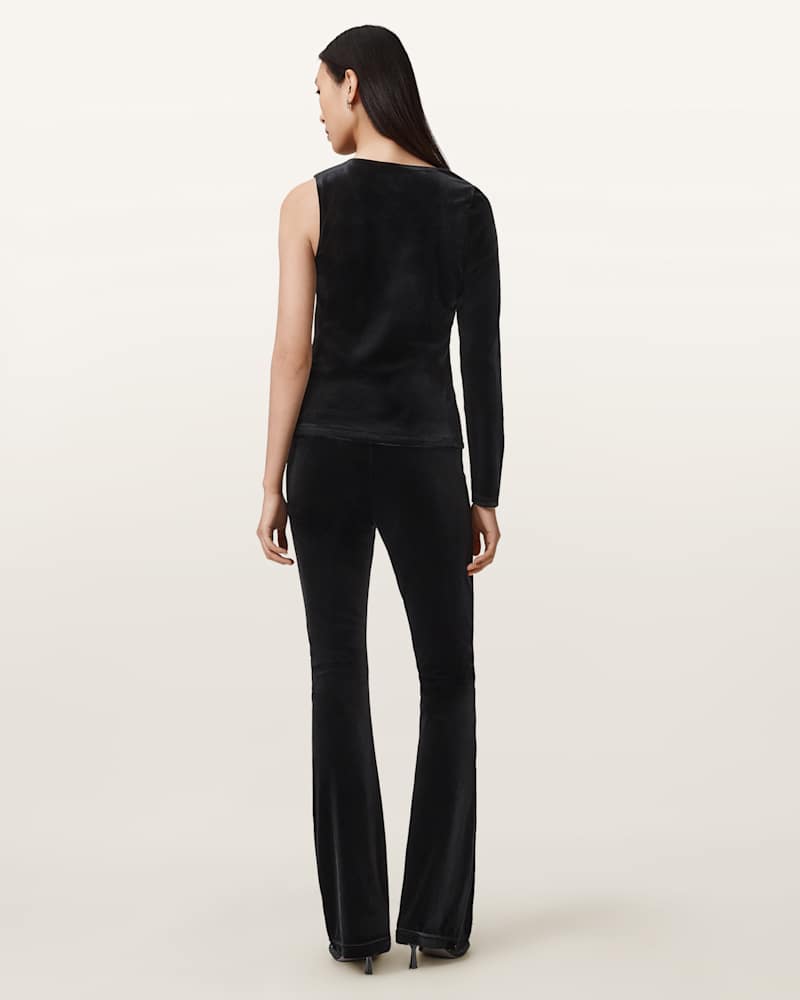 Zanni Velvet Flare Trousers