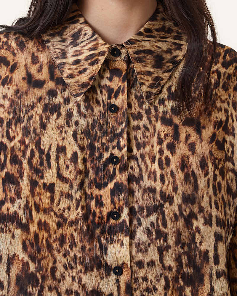 Charli Leopard Print Shirt