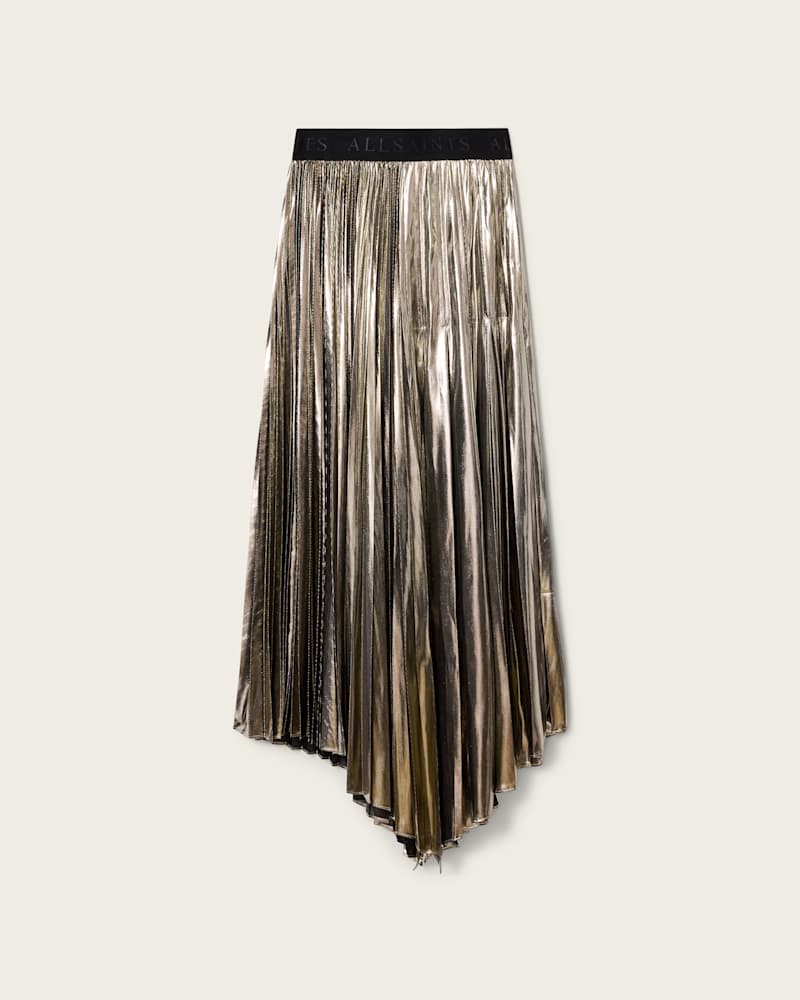 Jax Pleated Midi Skirt