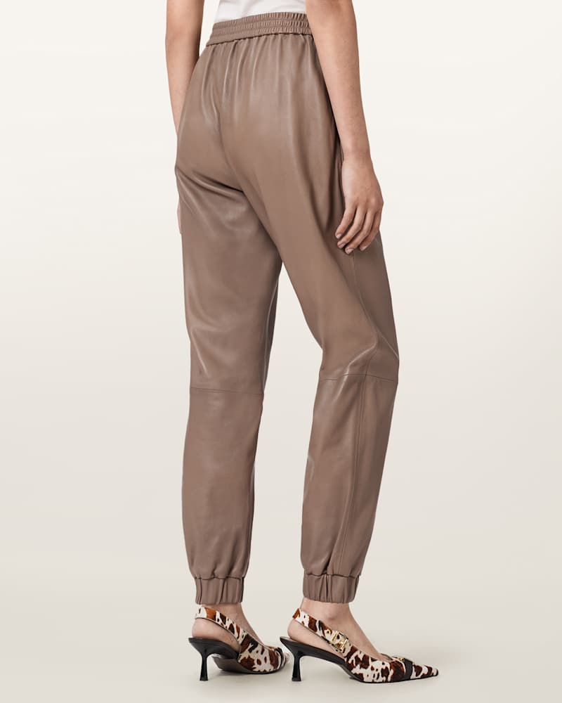 Jen Leather Joggers