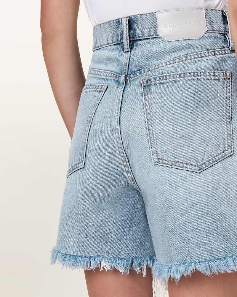 Doris Wide Leg Denim Shorts