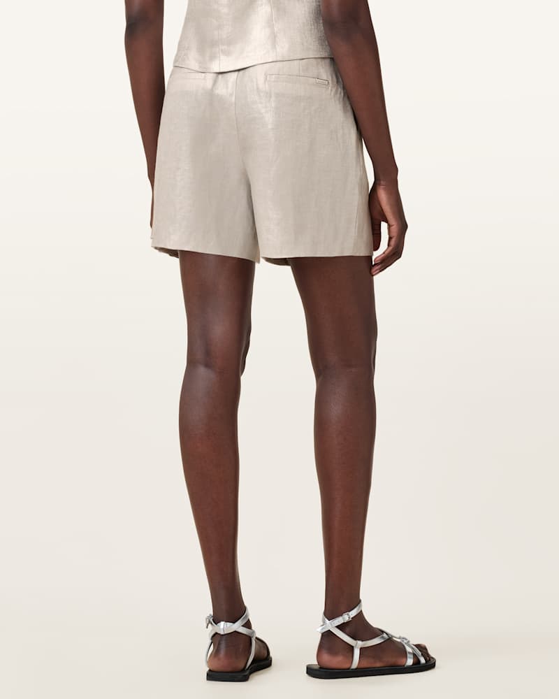 Averie Relaxed Fit Linen Shorts