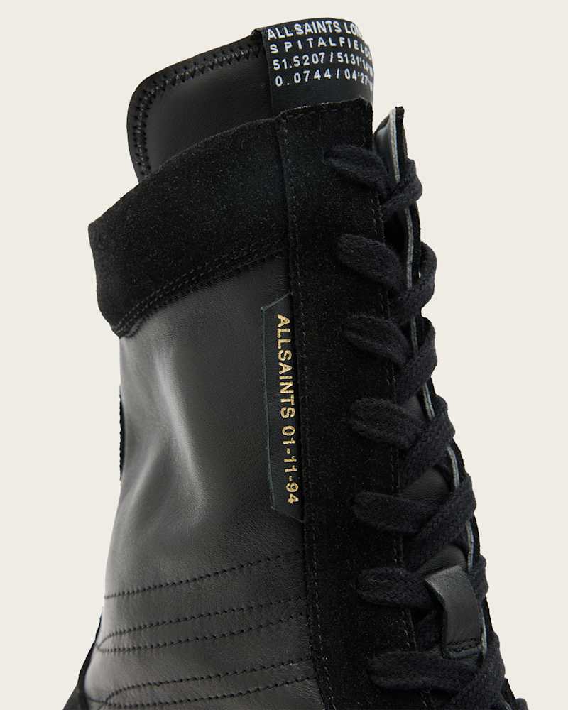 Louise Leather High Top Trainers