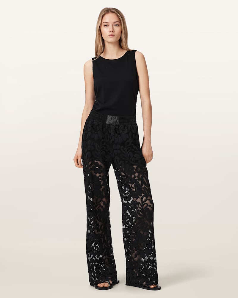 Amelie Straight-Leg Trousers