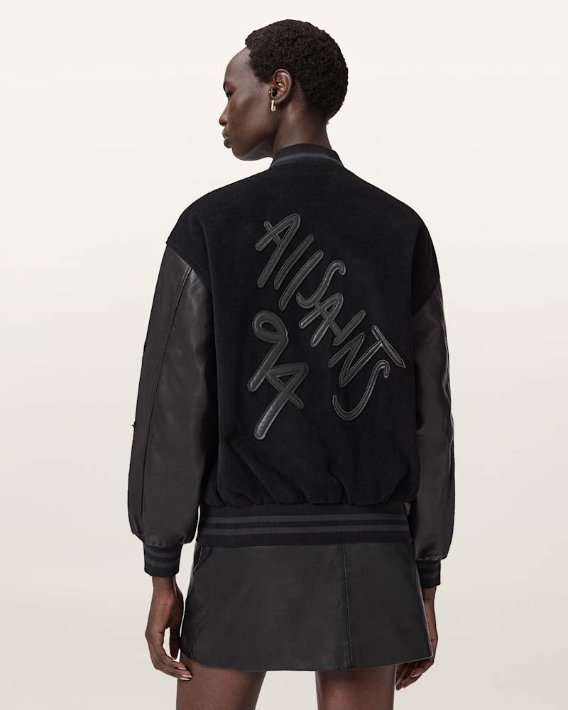 Argon Leather Varsity Leather Jacket