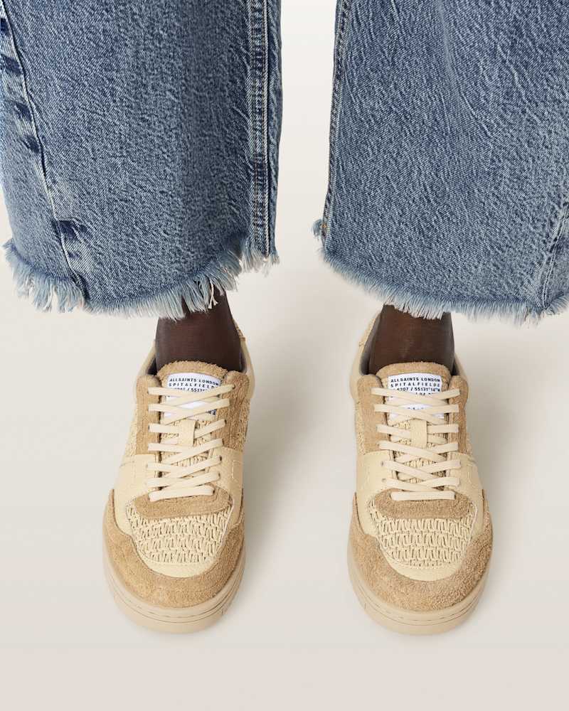 Hix Raffia Trainers