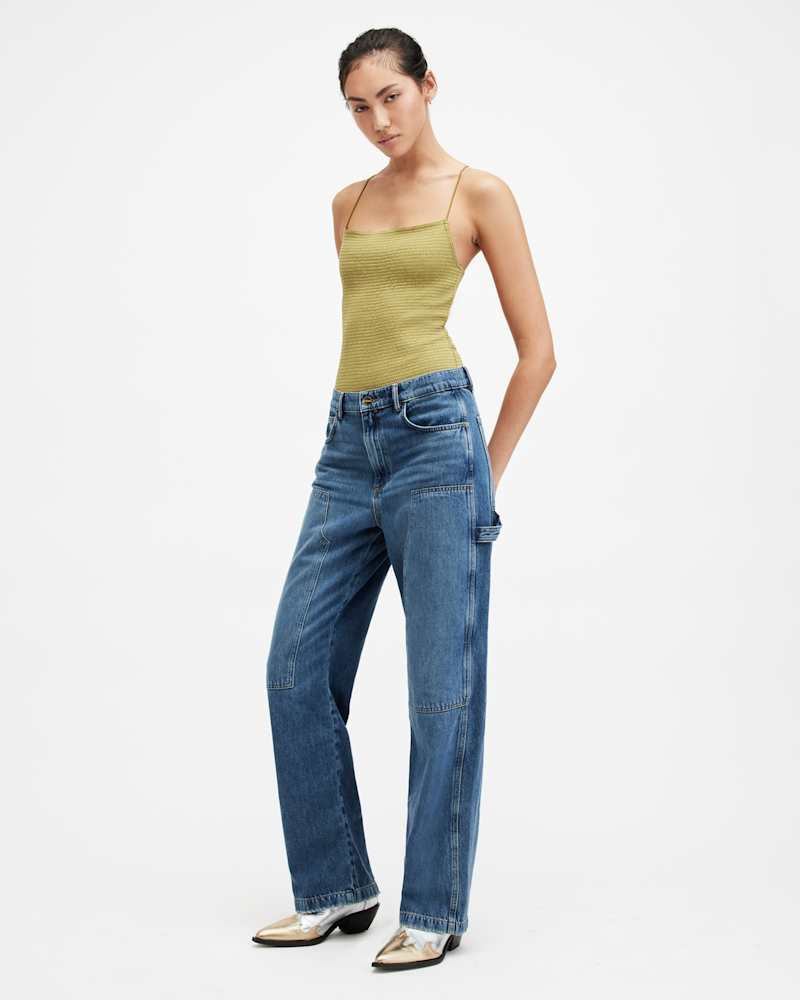 Tilly Shirred Square Neck Bodysuit