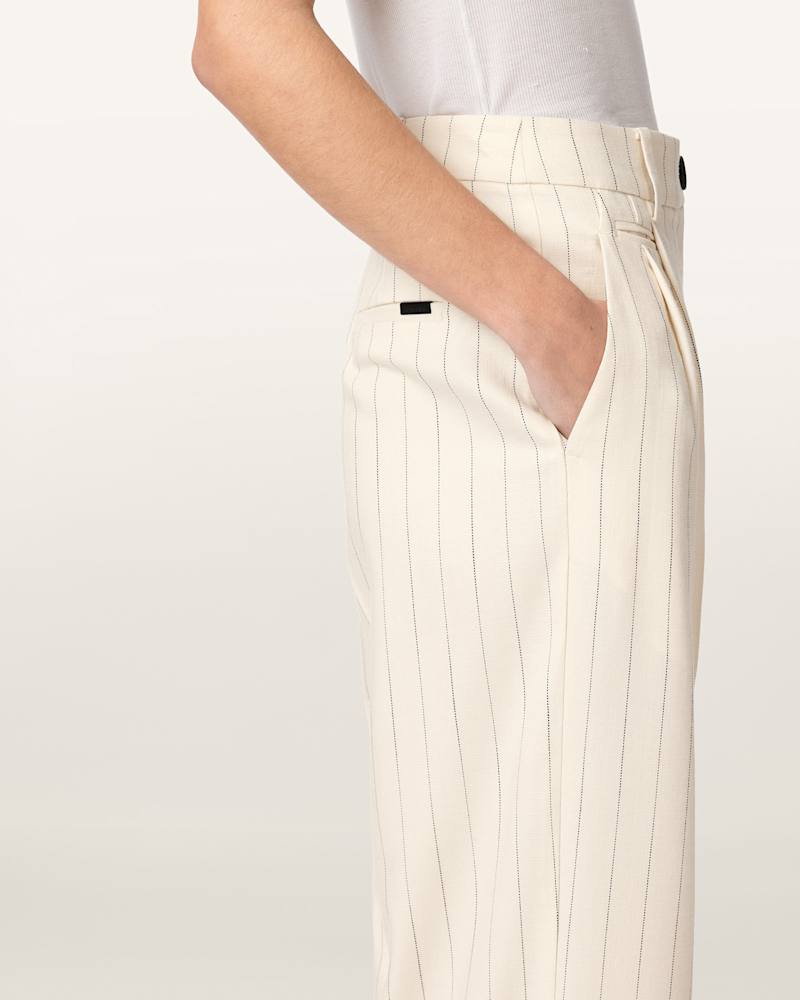 Olga Wide Leg Pleated Trousers