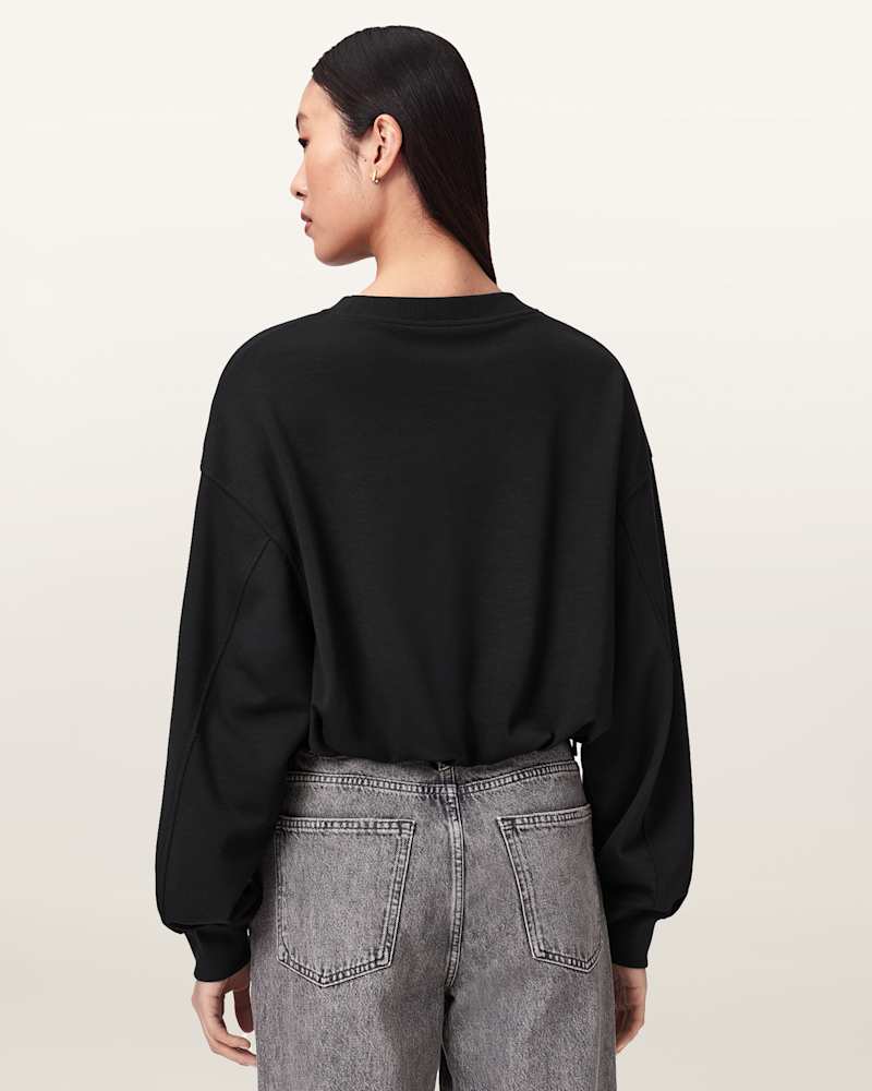 Biggy Logo Print Cropped Sweatshirt