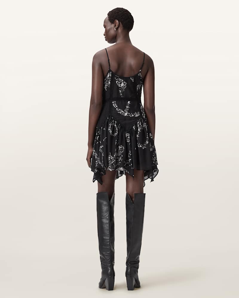 Zia Asymmetric Mini Dress 