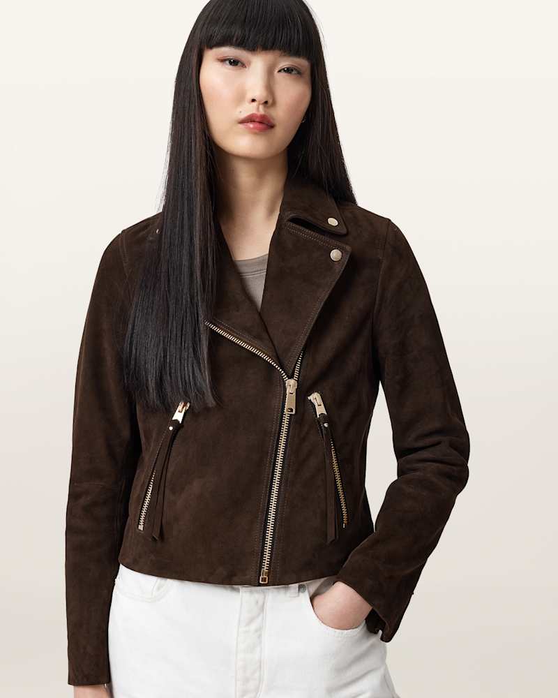 Dalby Suede Biker Jacket