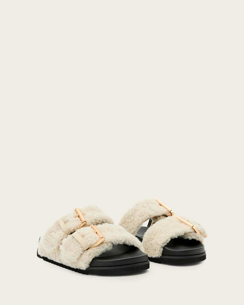 Sian Sherpa Lined Leather Sandals