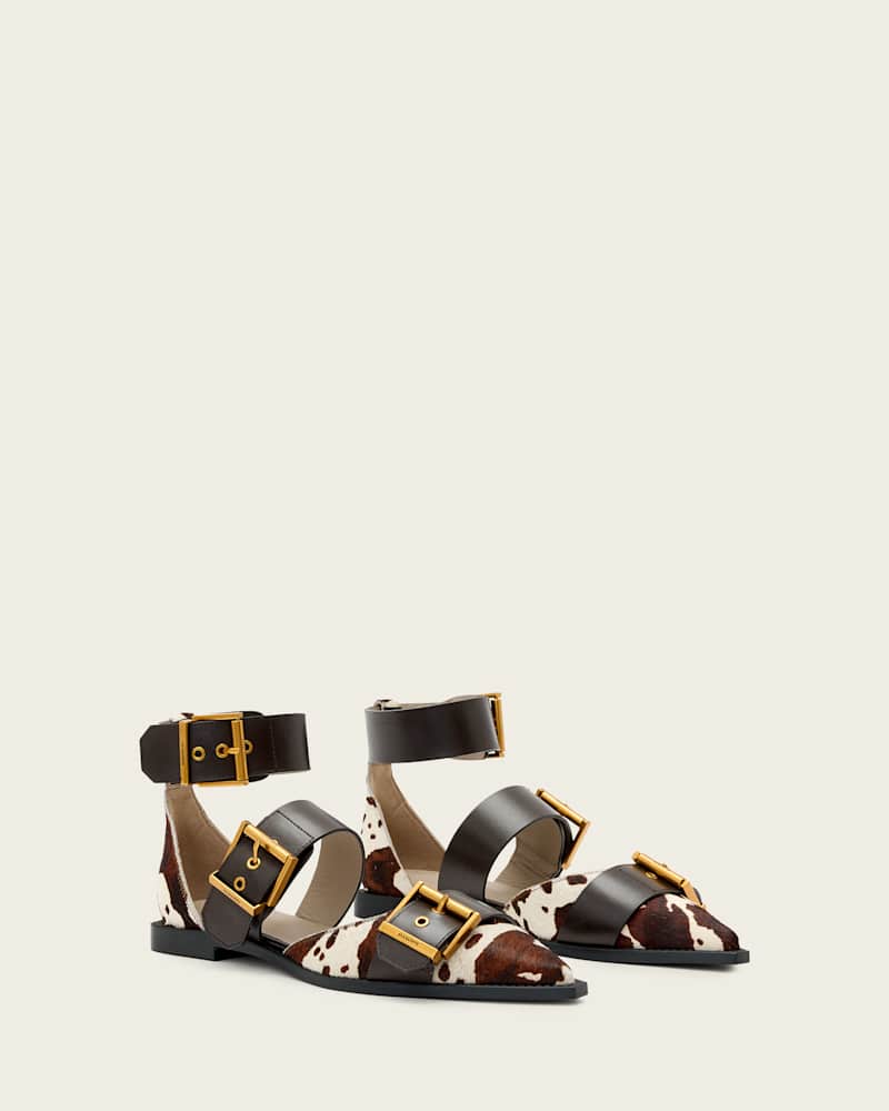 Sutton Leather Buckle Sandals
