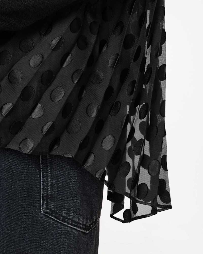 Dott Relaxed Fit Mesh Panel Jumper