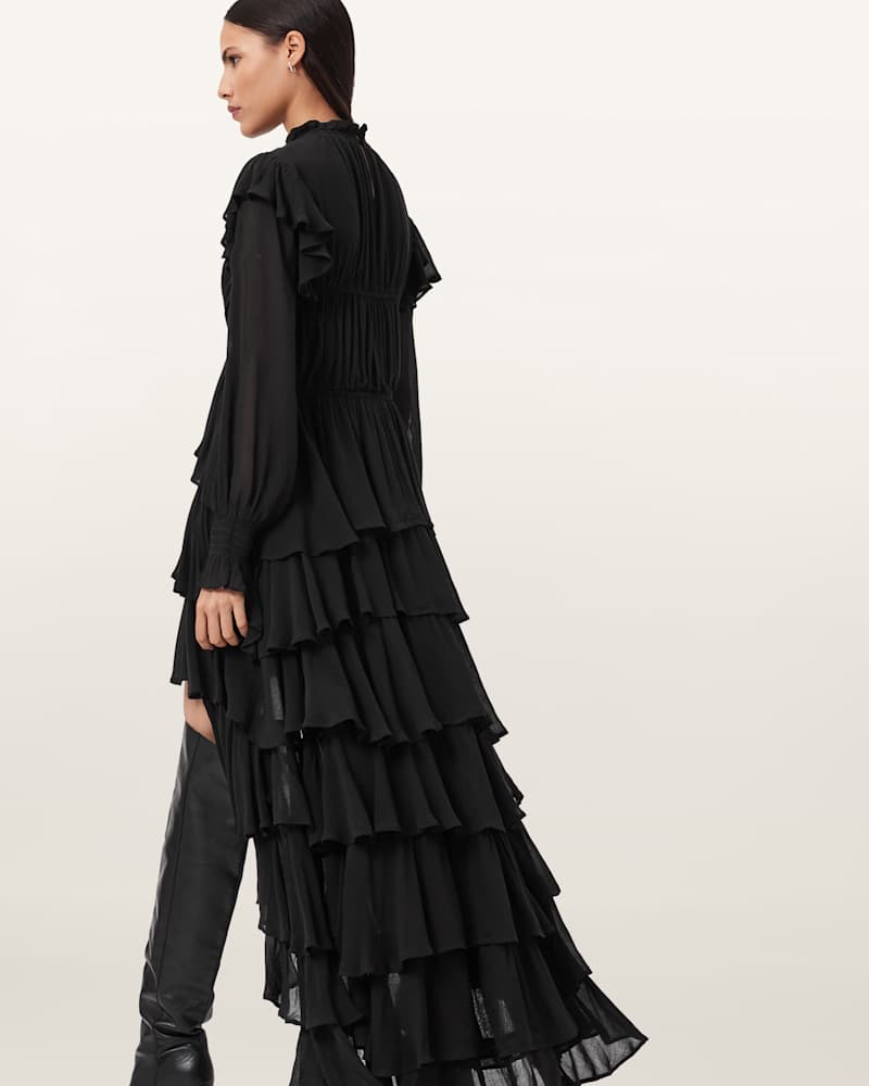 Leila Frill Maxi Dress