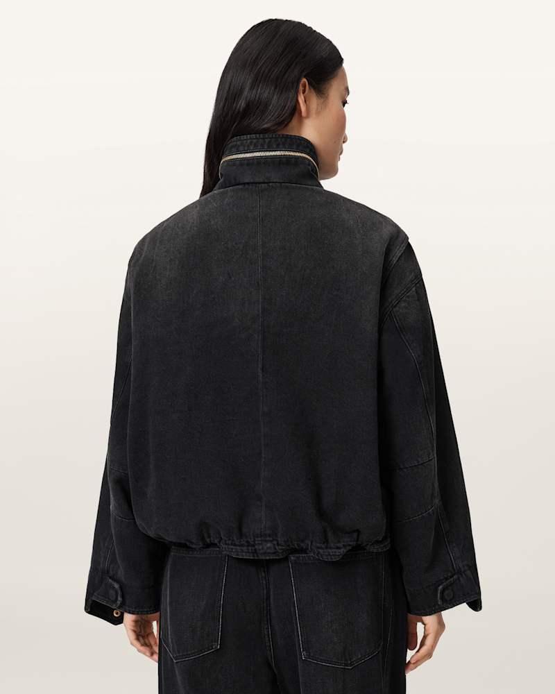 Clay Denim Cropped Jacket