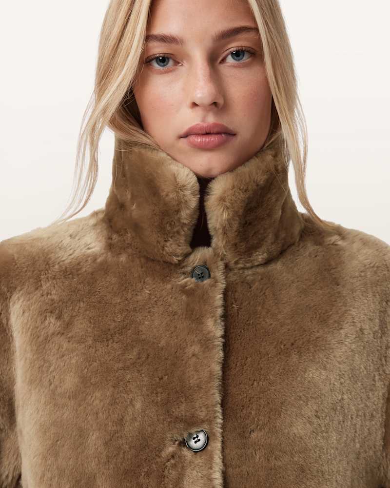 Serra Reversible Shearling Coat