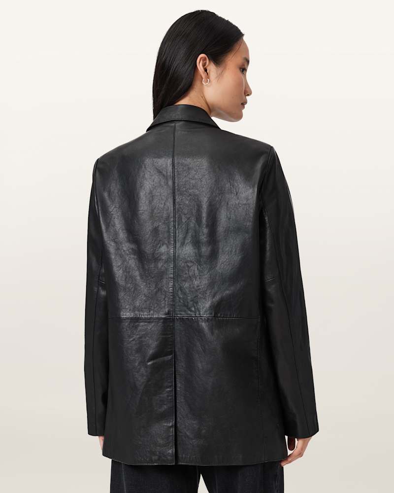 Arna Leather Blazer