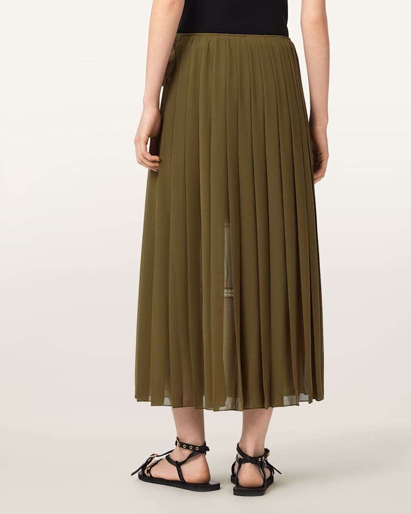 Clover Wrap Maxi Skirt