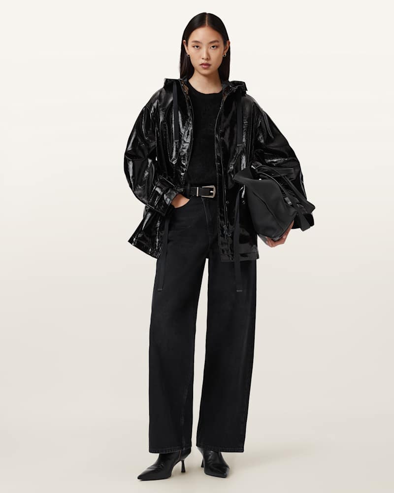 Kelsie Shine Hooded Jacket