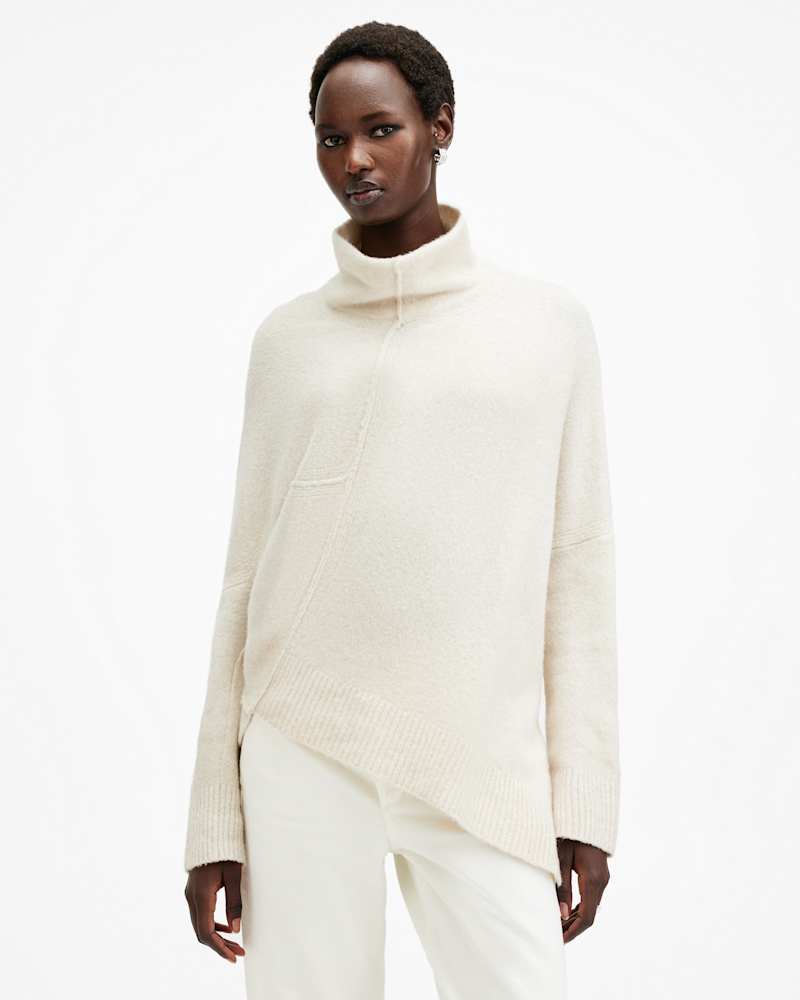 Lock Roll Neck Relaxed Fit Jumper