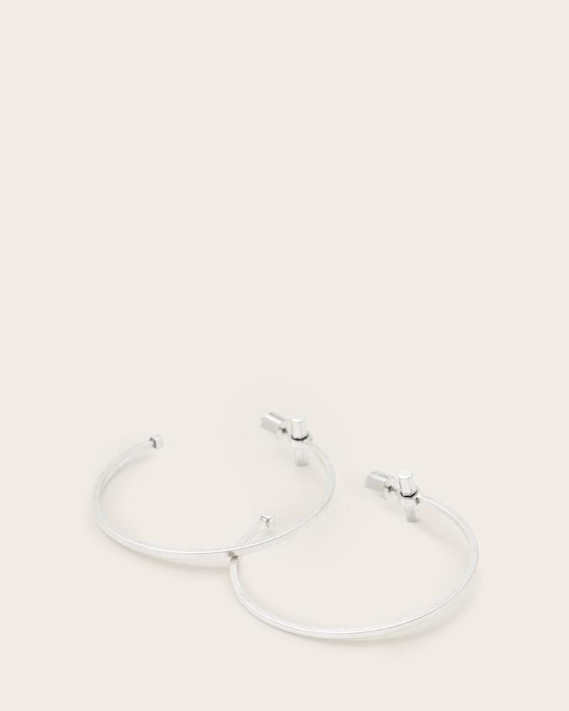 Toggle Large Hoop Earrings