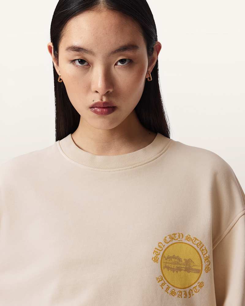 Sun City Etta Oversized Cotton Sweatshirt