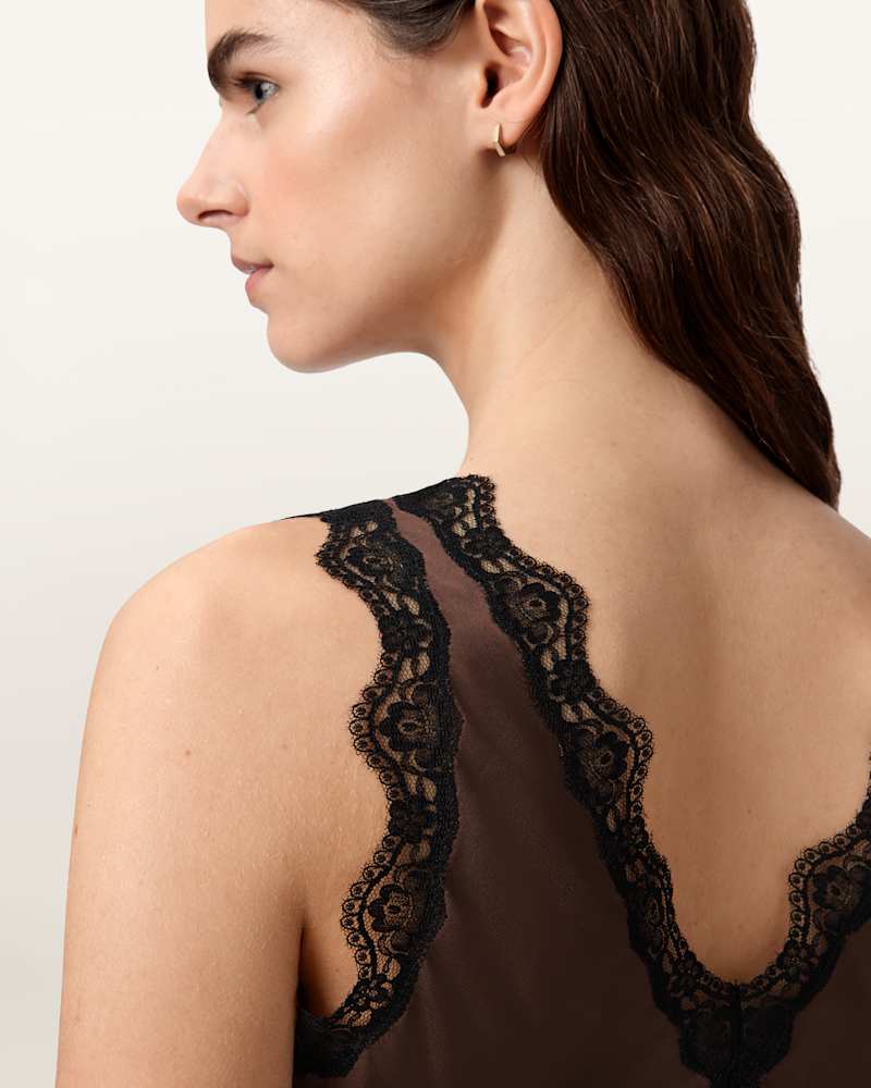 Ilka Lace Trim Cami Top