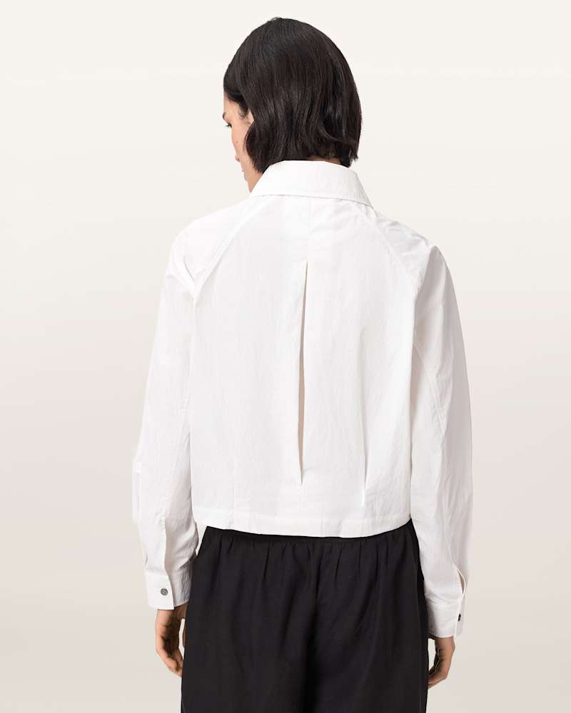Nara Cropped Long Sleeve Shirt