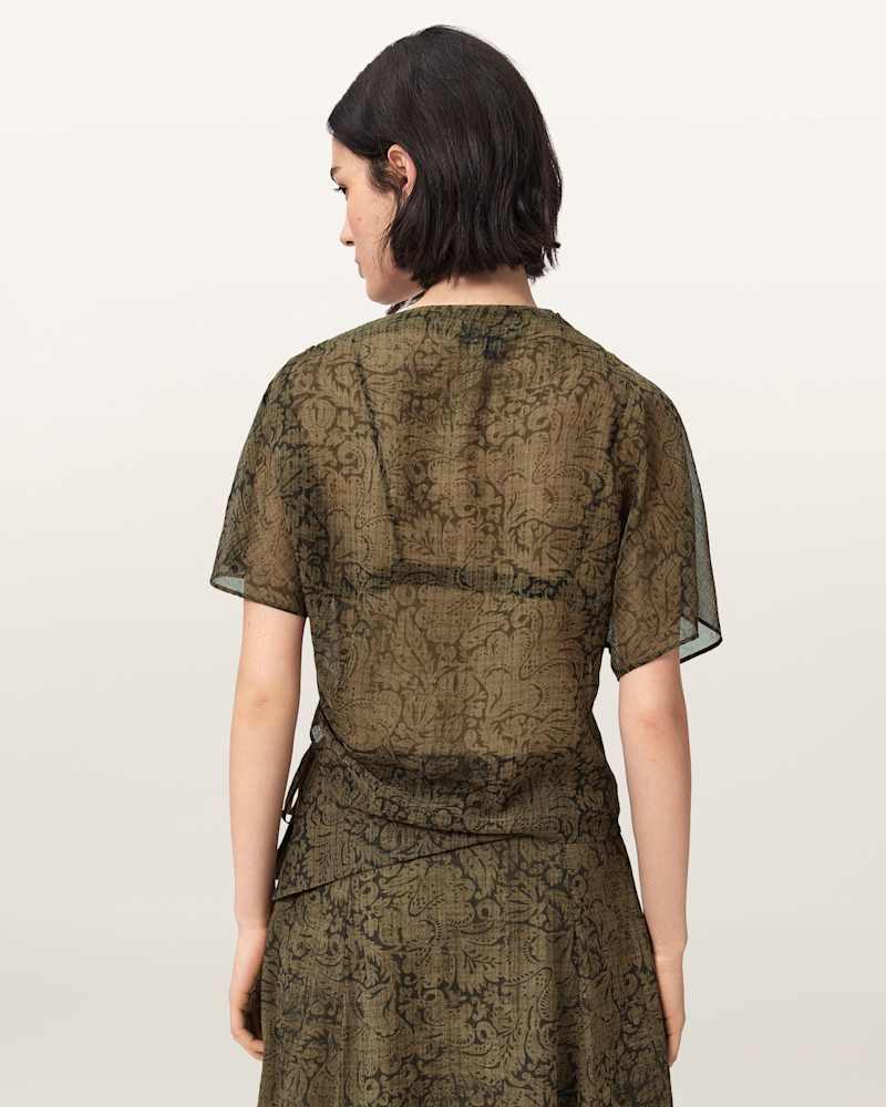 Sali Cropped Mesh Top