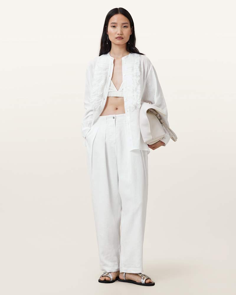 Cassia Long Sleeve Linen Shirt