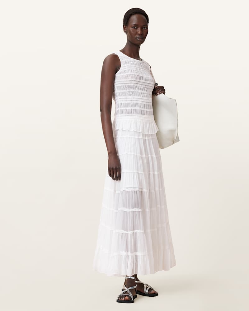 Marion Shirred Sleeveless Top