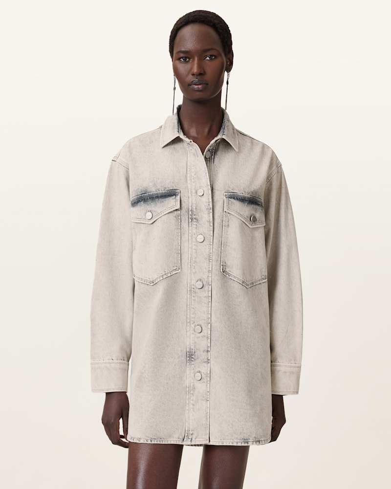 Faye Sparkle Denim Mini Dress