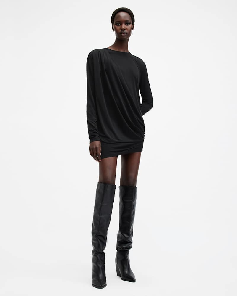 Devin Draped Mini Dress