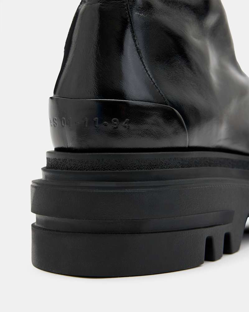 Othello Zip Leather Boots