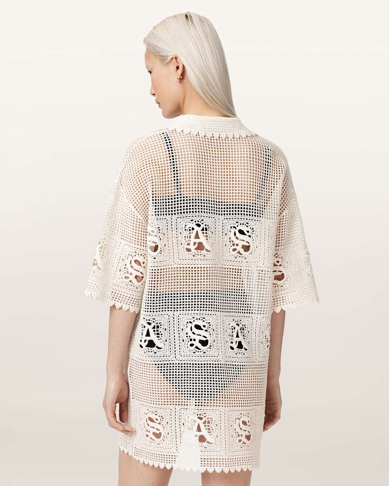 Kyra Open Knit Mini Dress
